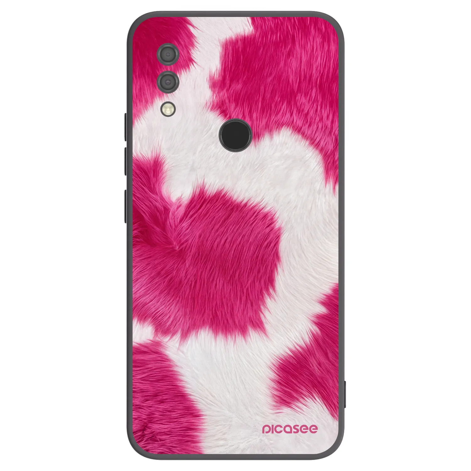 Picasee silikonski črni ovitek za Xiaomi Redmi 7 - Pink Moo