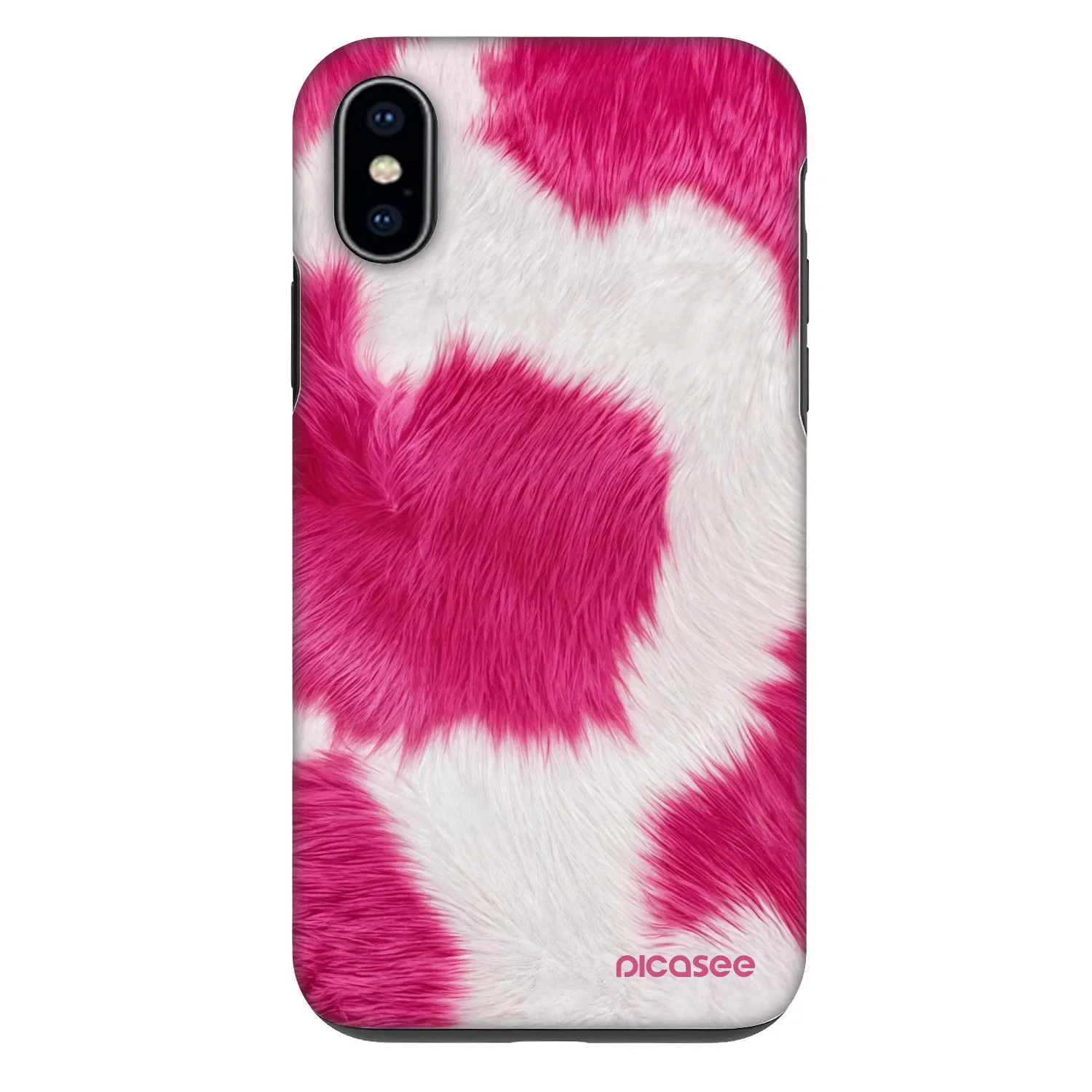 Picasee Fashion Case za Apple iPhone X/XS - Pink Moo