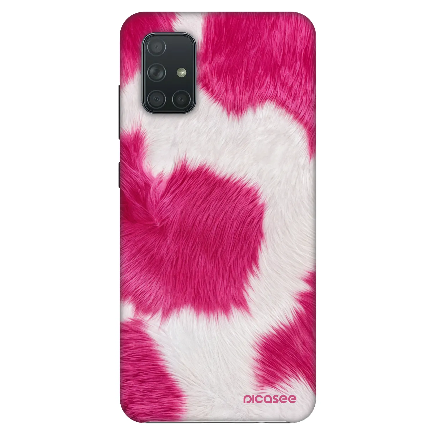 Picasee Fashion Case za Samsung Galaxy A71 A715F - Pink Moo