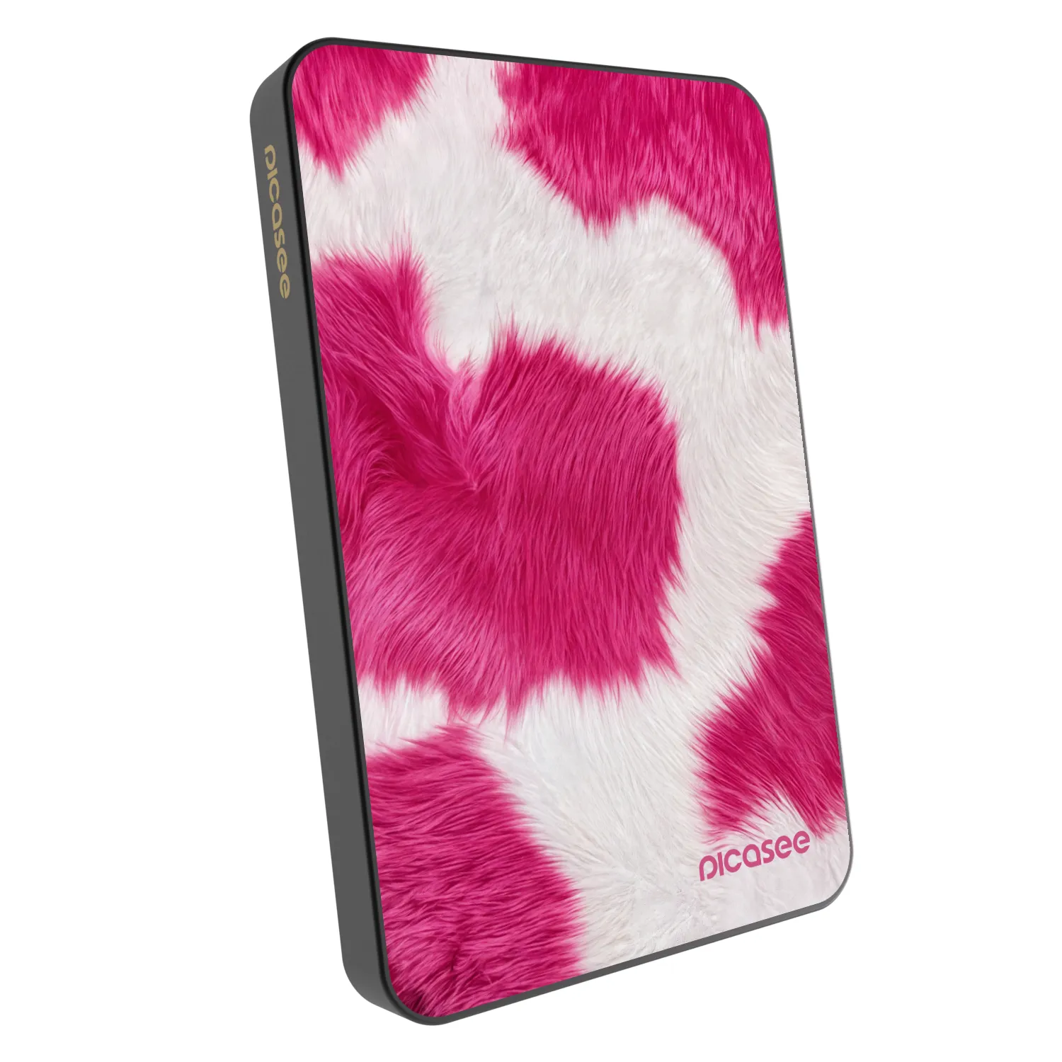 Picasee Prenosna baterija z MagSafe 5 000 mAh Siva - Pink Moo