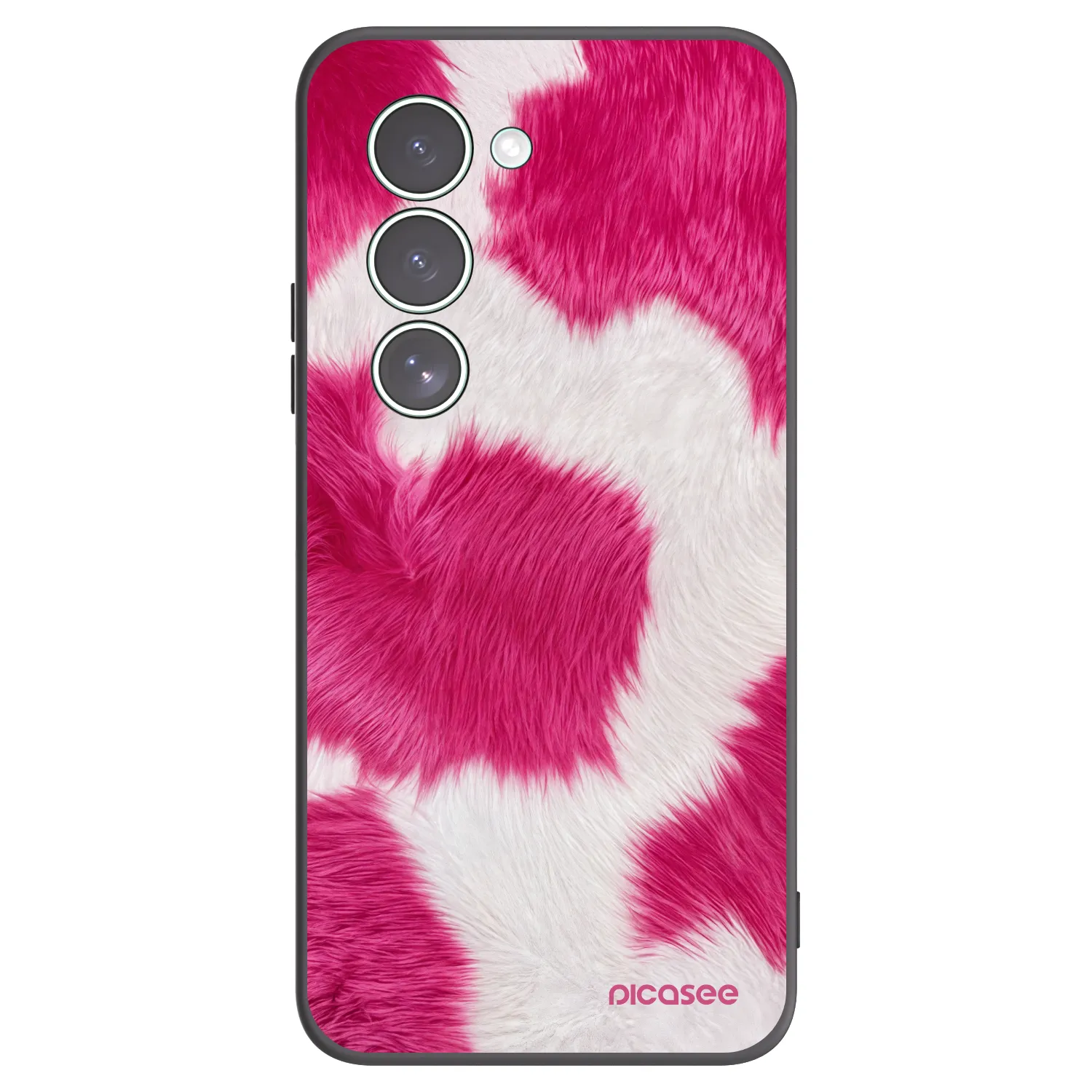 Picasee silikonski črni ovitek za Xiaomi Redmi 15 5G - Pink Moo