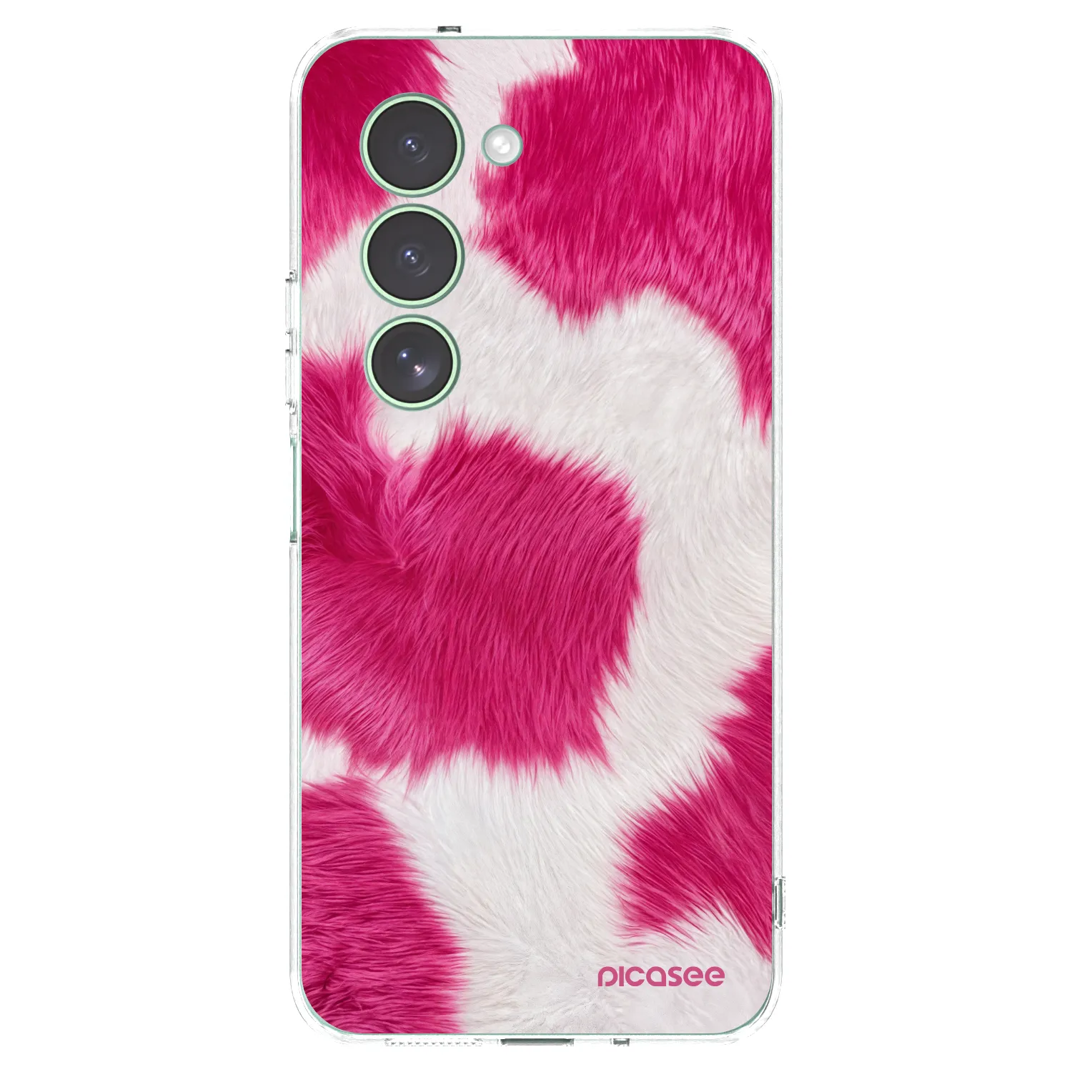 Picasee silikonski prozorni ovitek za Xiaomi Redmi 15 5G - Pink Moo