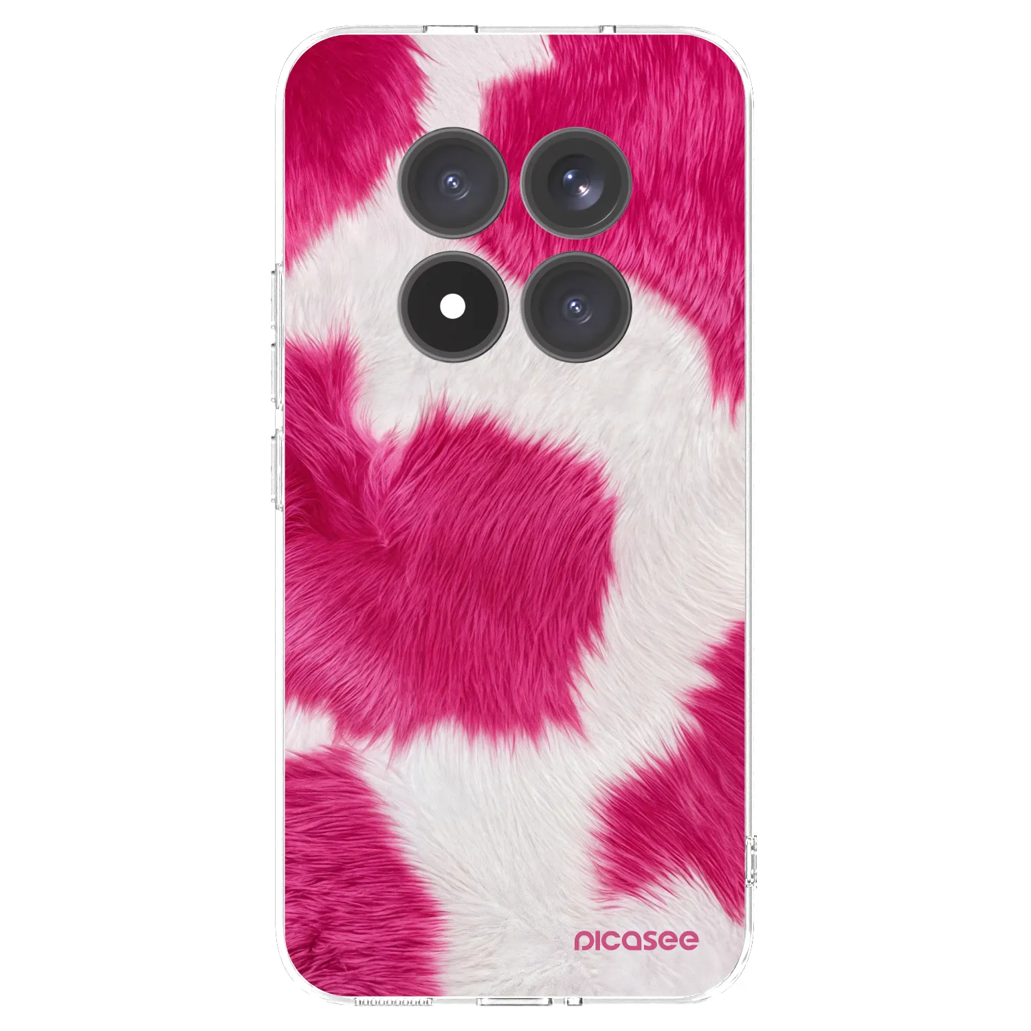 Picasee silikonski prozorni ovitek za Xiaomi Redmi Note 15 Pro+ - Pink Moo