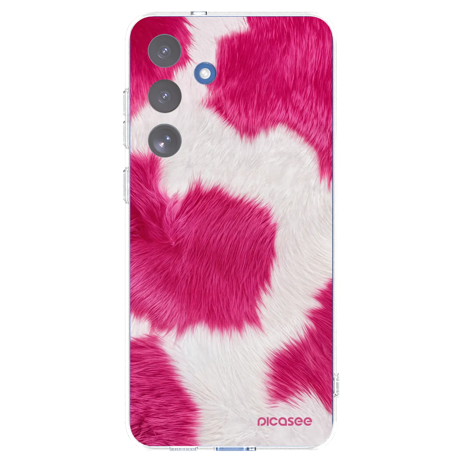Picasee silikonski prozorni ovitek za Samsung Galaxy S25 FE 5G - Pink Moo