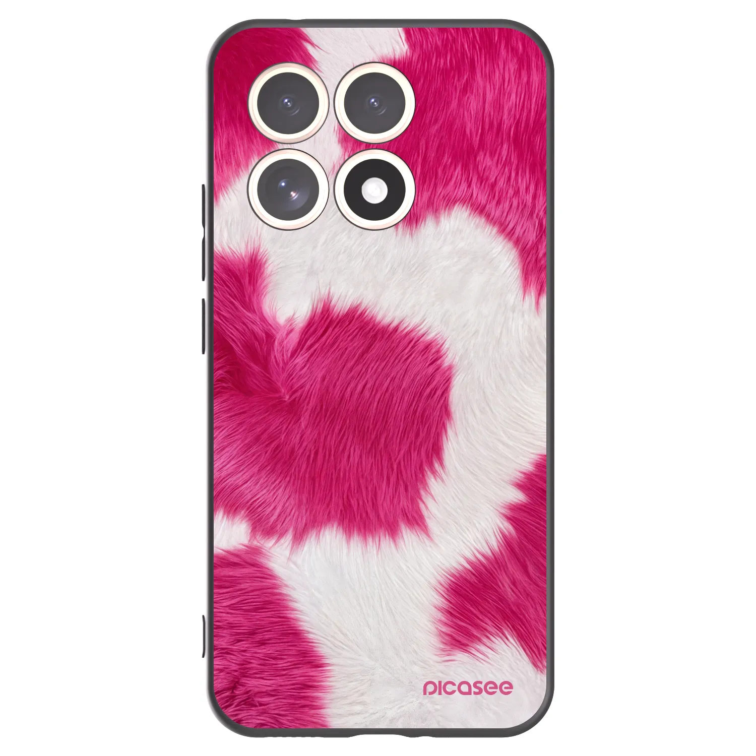 Picasee silikonski črni ovitek za Xiaomi 15T - Pink Moo