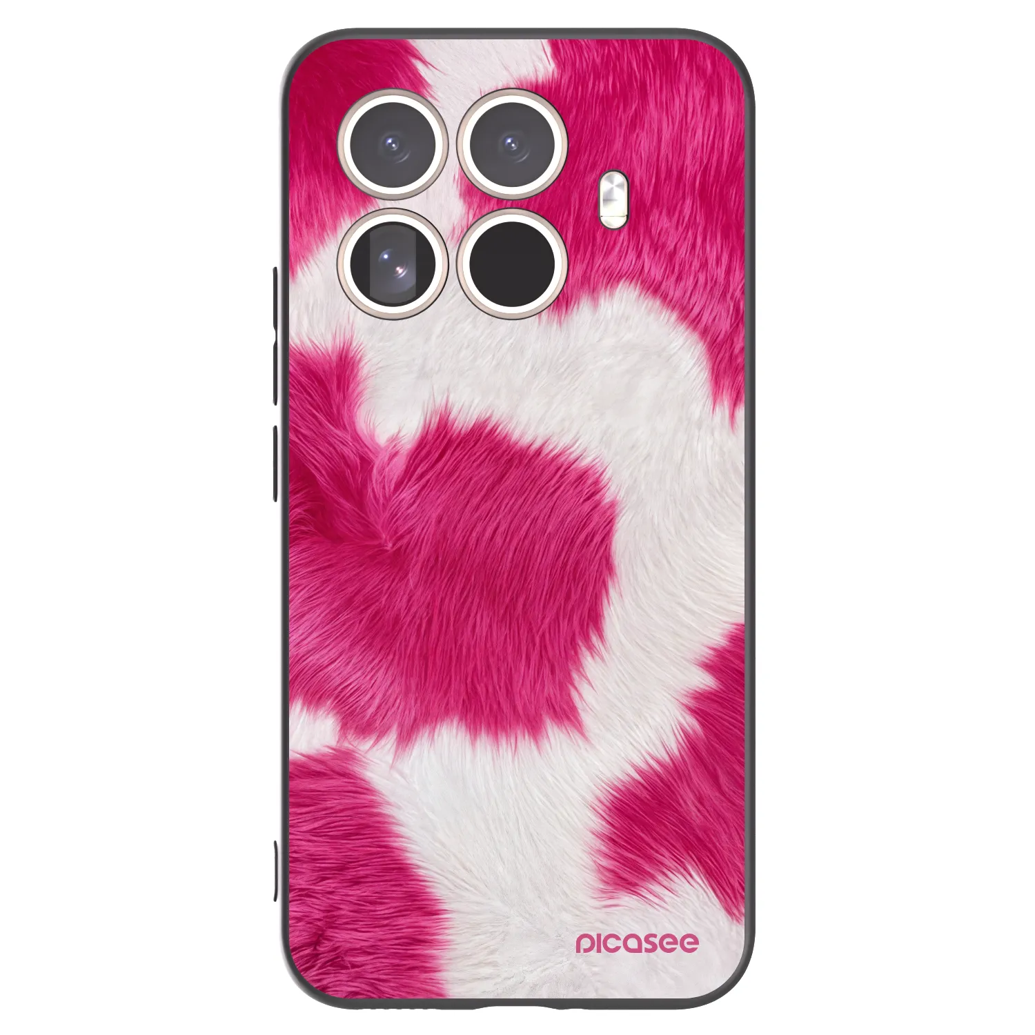 Picasee silikonski črni ovitek za Xiaomi 15T Pro - Pink Moo
