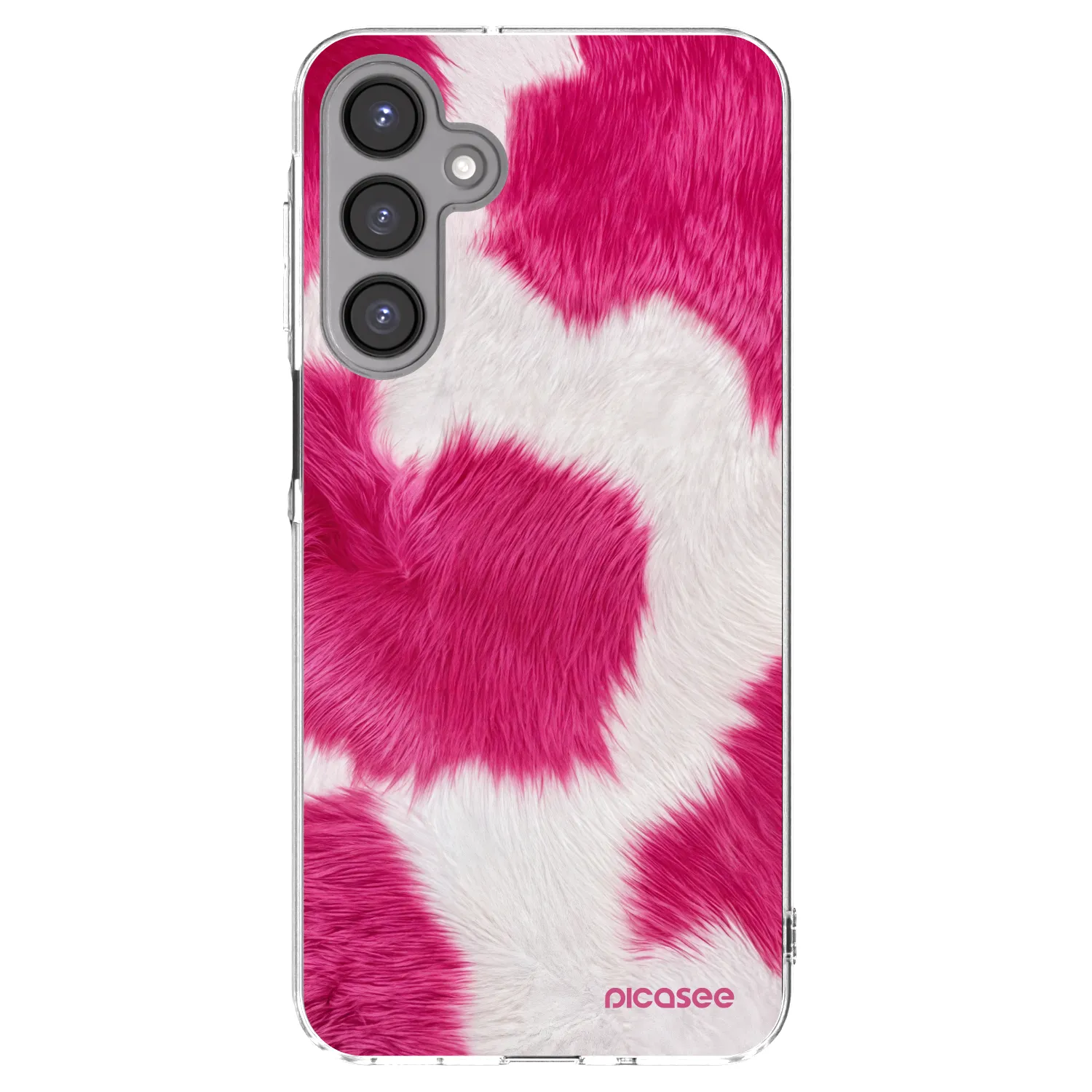 Picasee silikonski prozorni ovitek za Samsung Galaxy A16 4G - Pink Moo