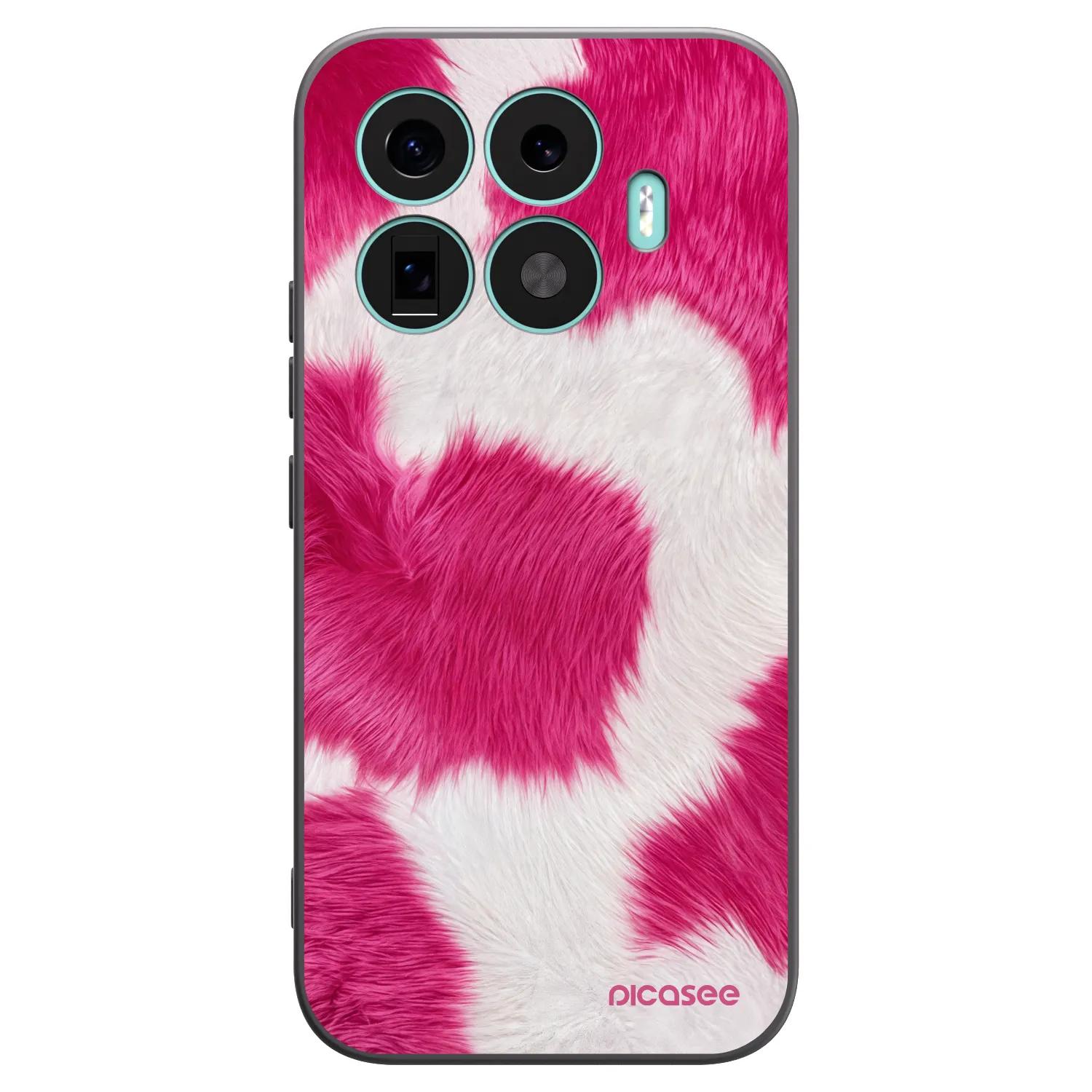 Picasee silikonski črni ovitek za Xiaomi 17T - Pink Moo
