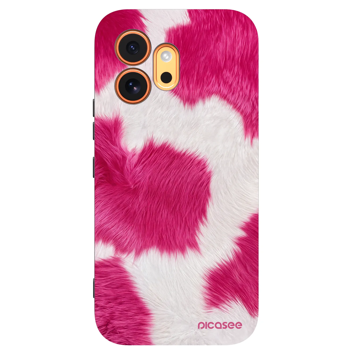 Picasee silikonski črni ovitek za Honor 600 - Pink Moo