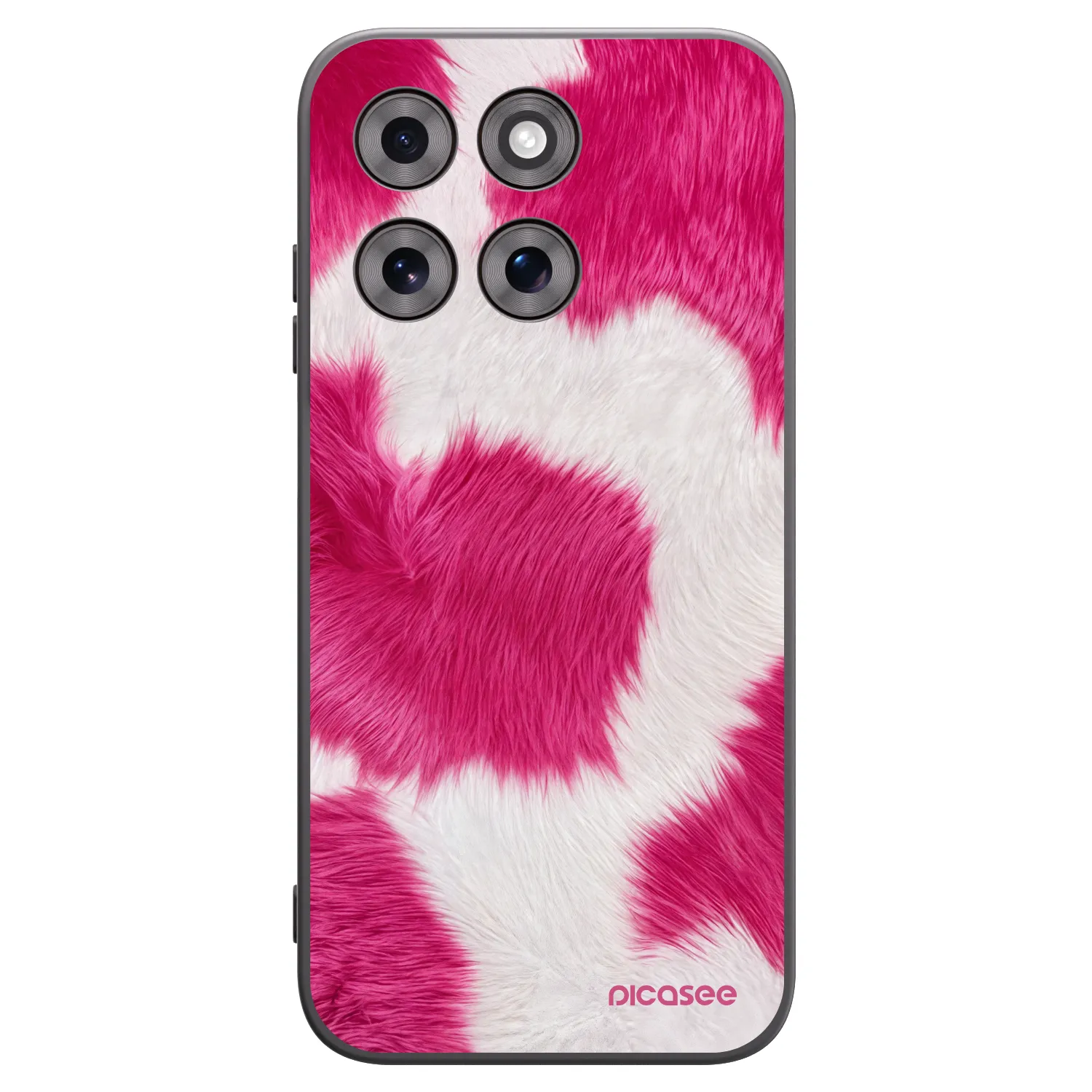 Picasee silikonski črni ovitek za Motorola Moto G77 - Pink Moo