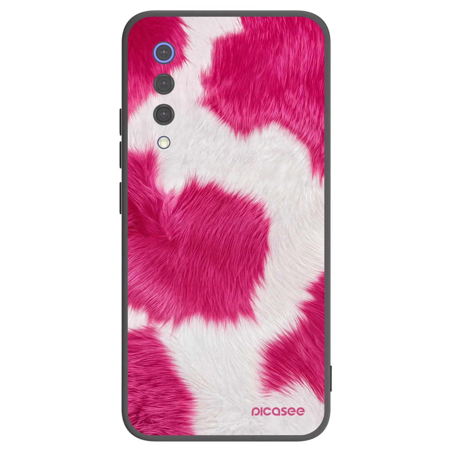 Picasee silikonski črni ovitek za Xiaomi Mi 9 SE - Pink Moo