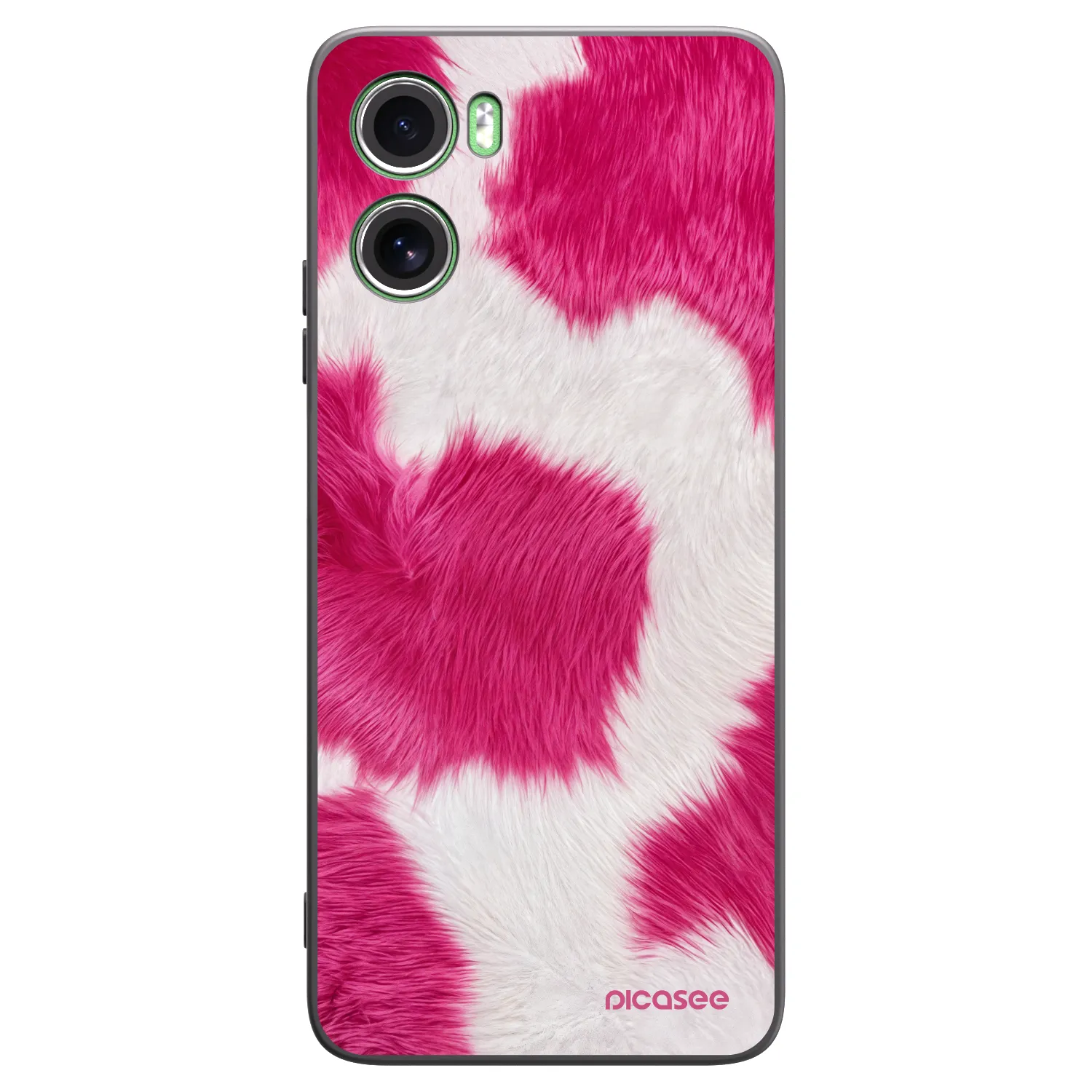Picasee silikonski črni ovitek za Motorola Moto G06 - Pink Moo