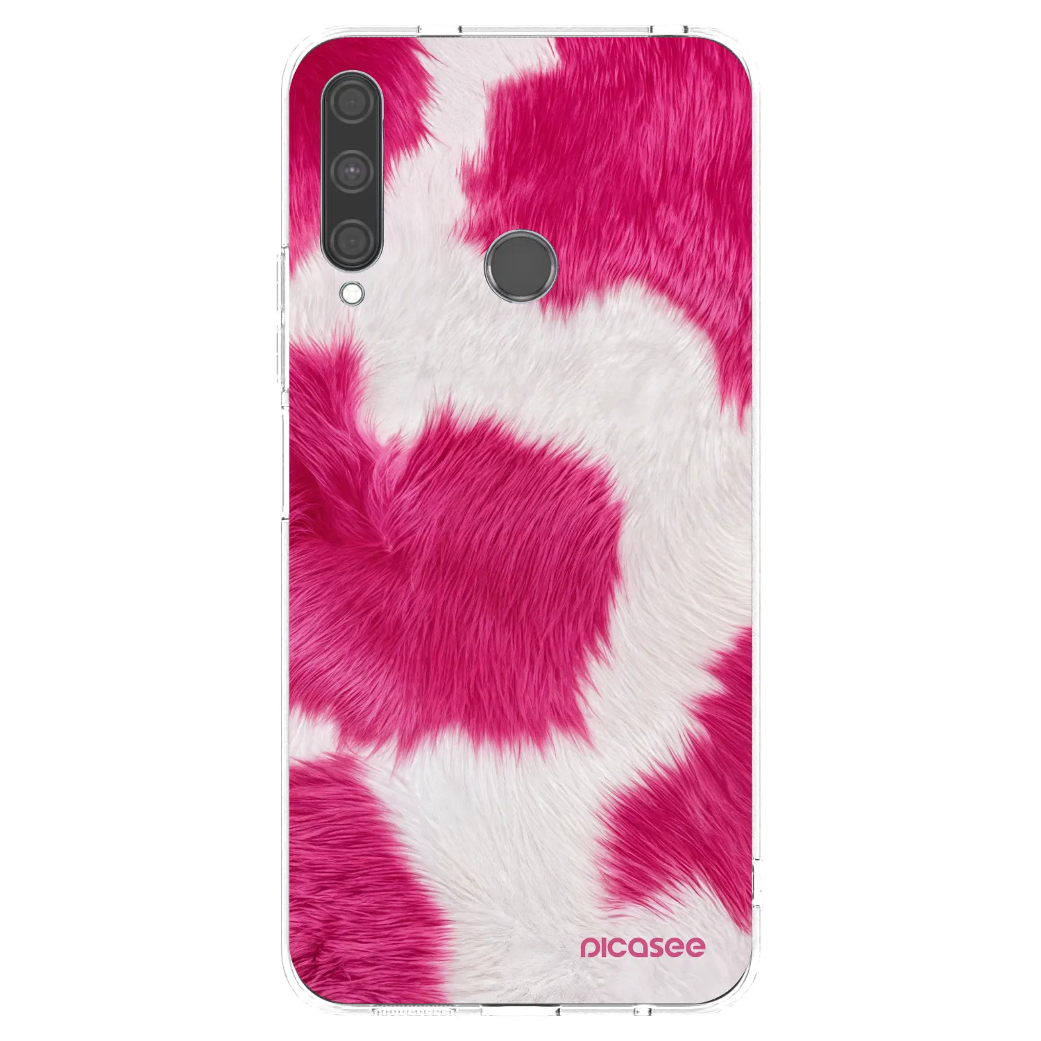Picasee silikonski prozorni ovitek za Huawei P40 Lite E - Pink Moo