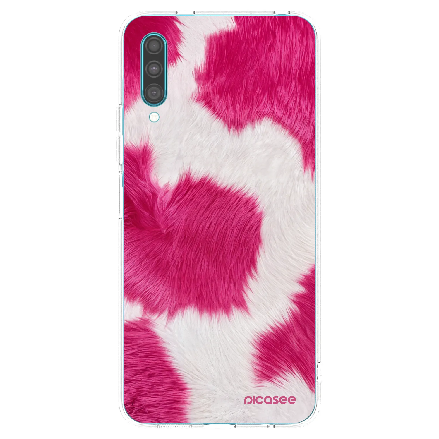 Picasee silikonski prozorni ovitek za Samsung Galaxy A30s A307F - Pink Moo