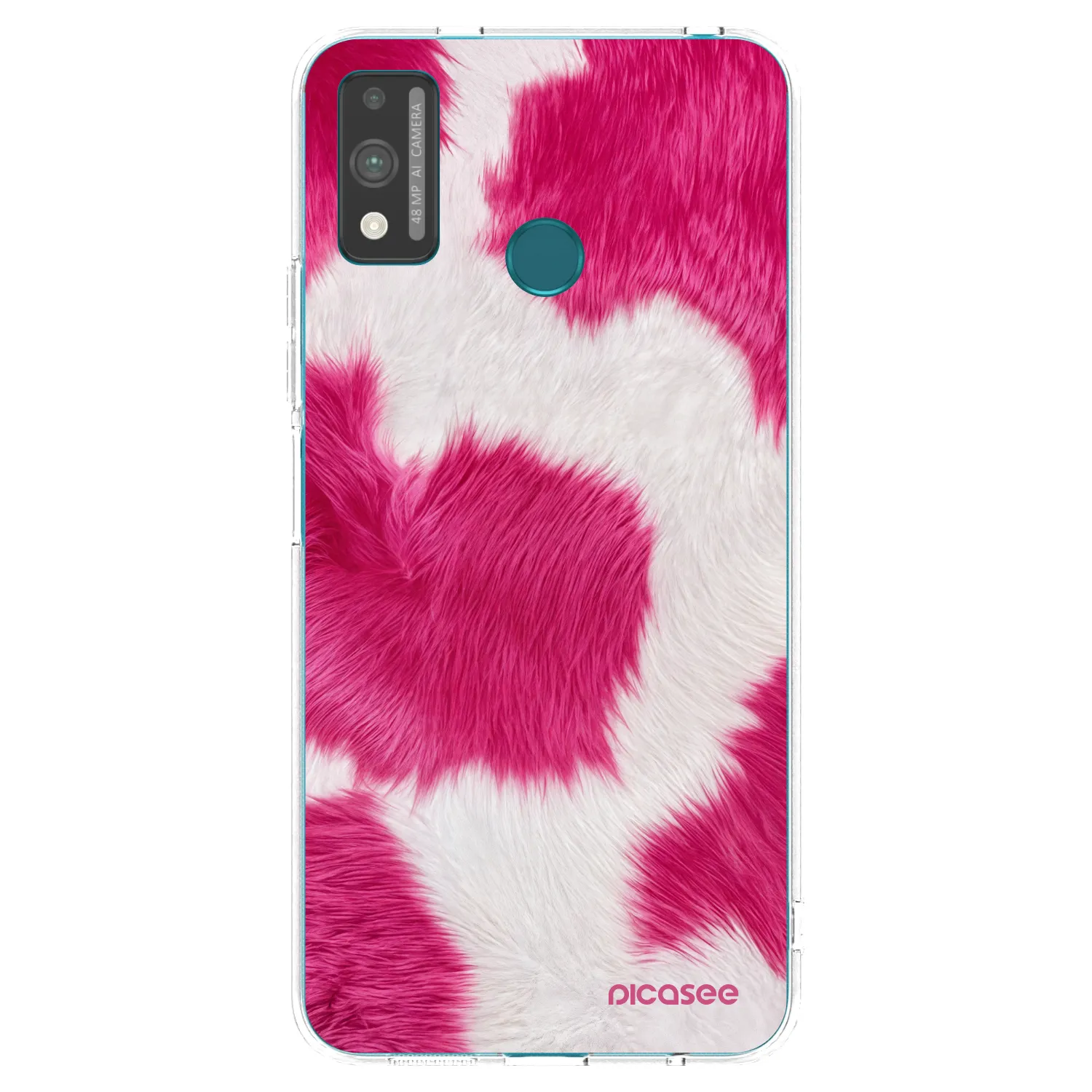 Picasee silikonski prozorni ovitek za Honor 9X Lite - Pink Moo
