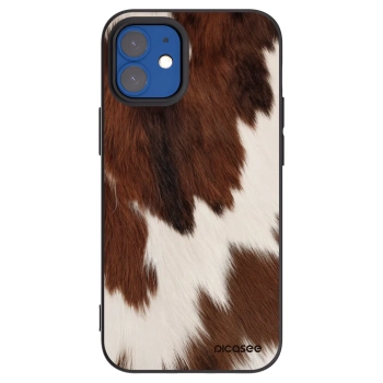 Picasee silikonski črni ovitek za Apple iPhone 12 mini - Rustica