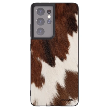 Picasee silikonski črni ovitek za Samsung Galaxy S21 Ultra 5G G998B - Rustica