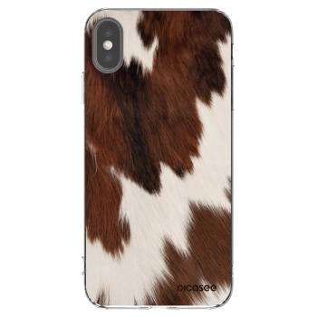 Picasee silikonski prozorni ovitek za Apple iPhone XS Max - Rustica