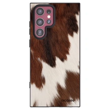 Picasee silikonski črni ovitek za Samsung Galaxy S22 Ultra 5G - Rustica