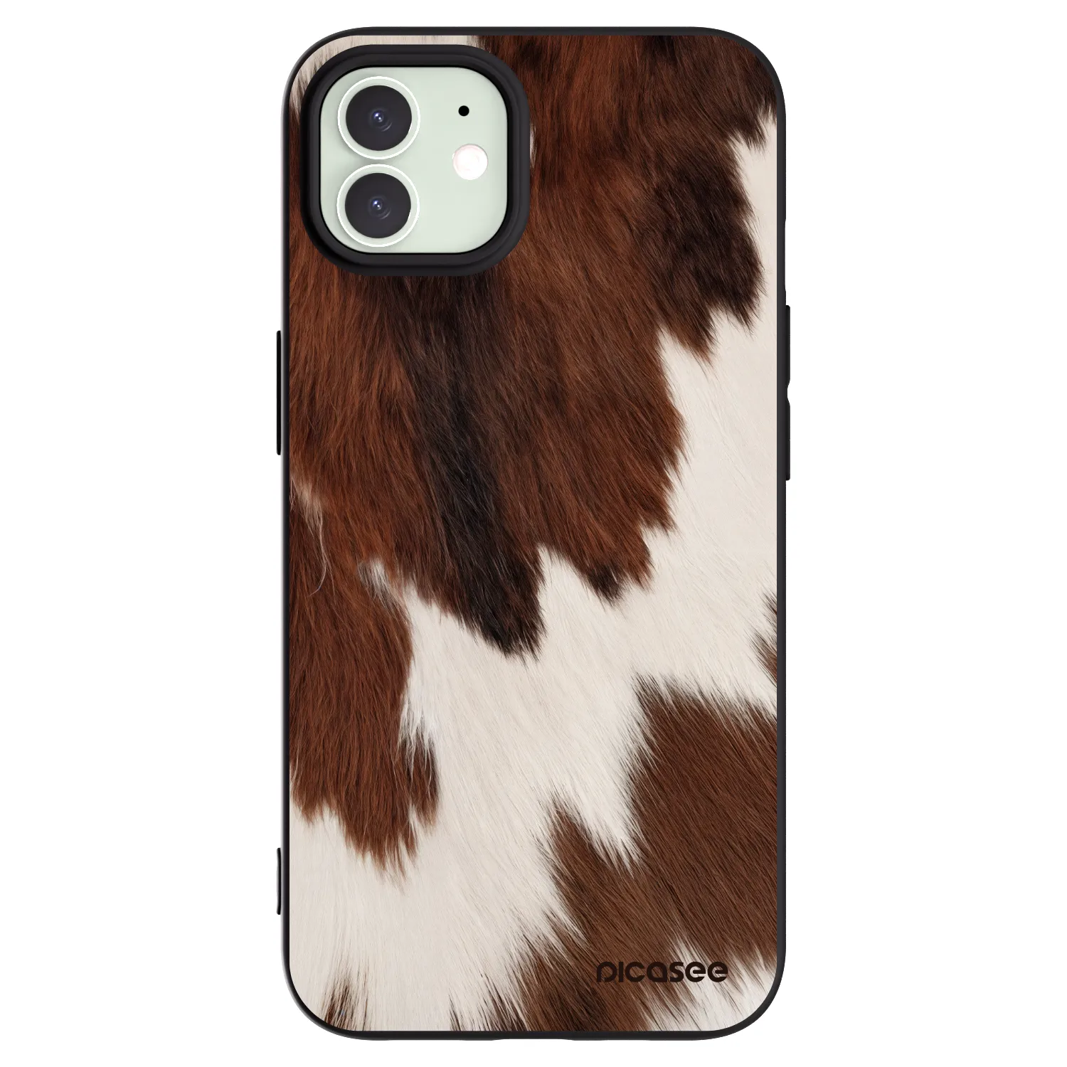 Picasee silikonski črni ovitek za Apple iPhone 12 - Rustica