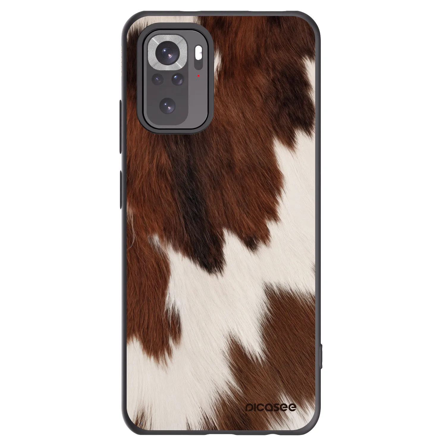 Picasee silikonski črni ovitek za Xiaomi Redmi Note 10 - Rustica