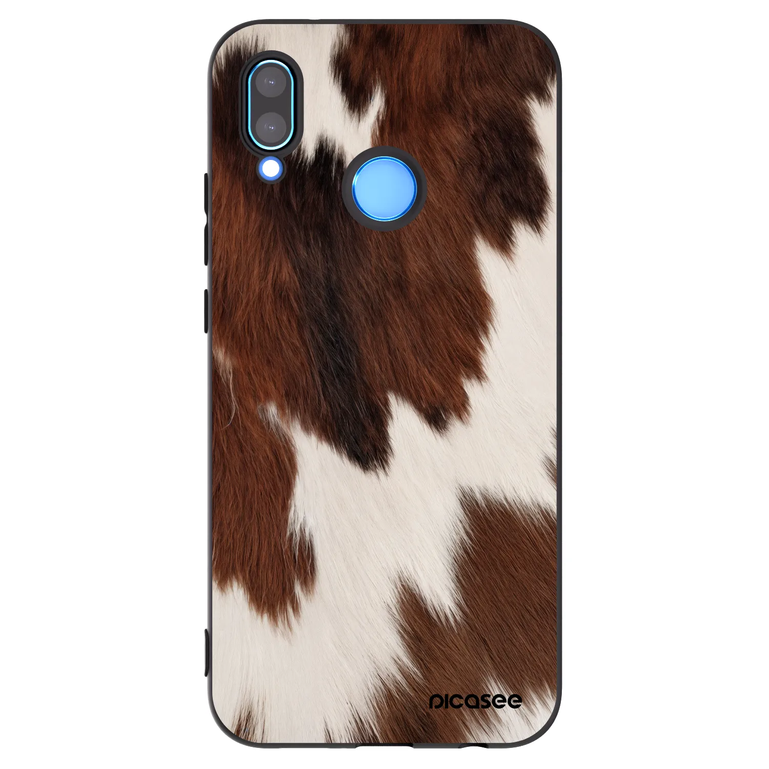 Picasee silikonski črni ovitek za Huawei P20 Lite - Rustica