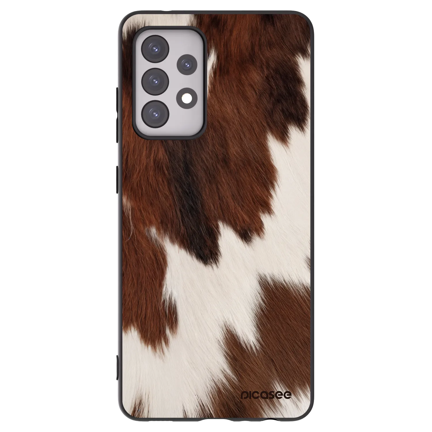 Picasee silikonski črni ovitek za Samsung Galaxy A52s 5G A528B - Rustica