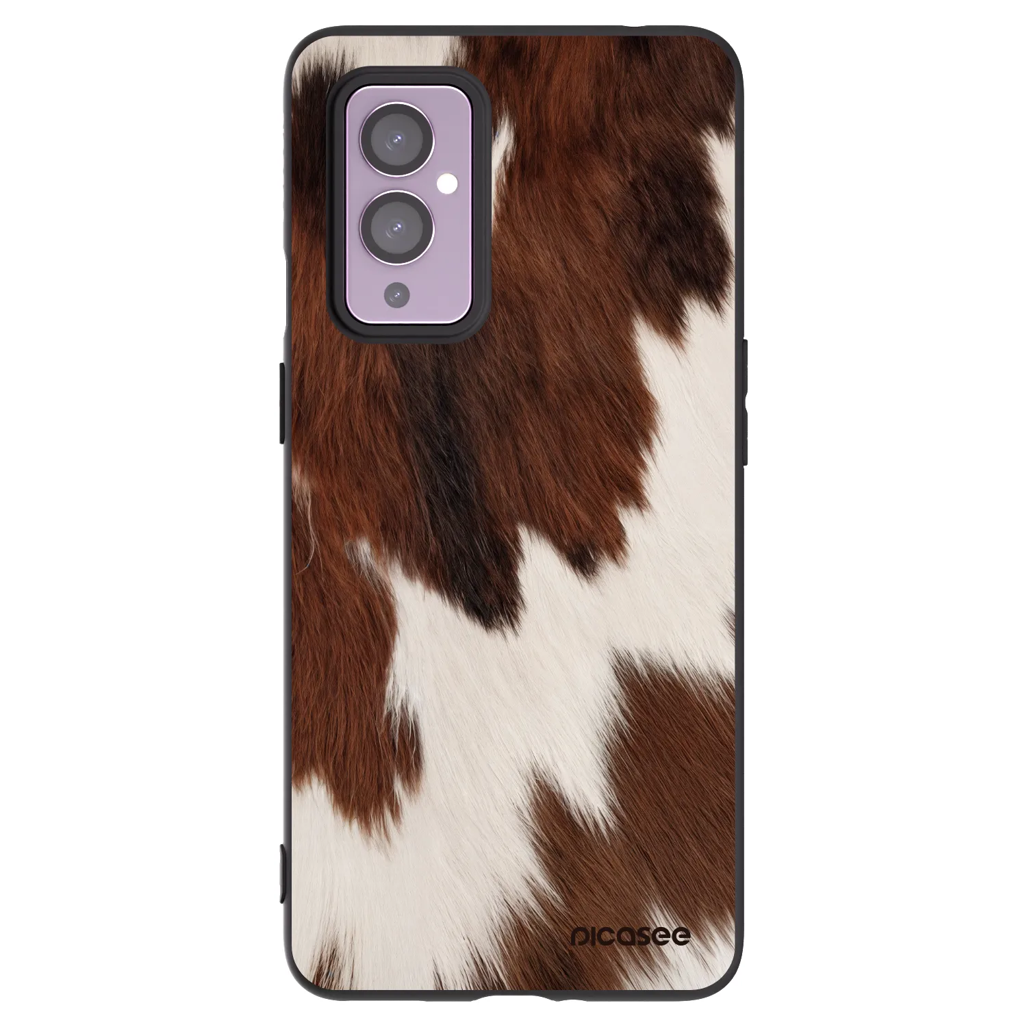 Picasee silikonski črni ovitek za OnePlus 9 - Rustica