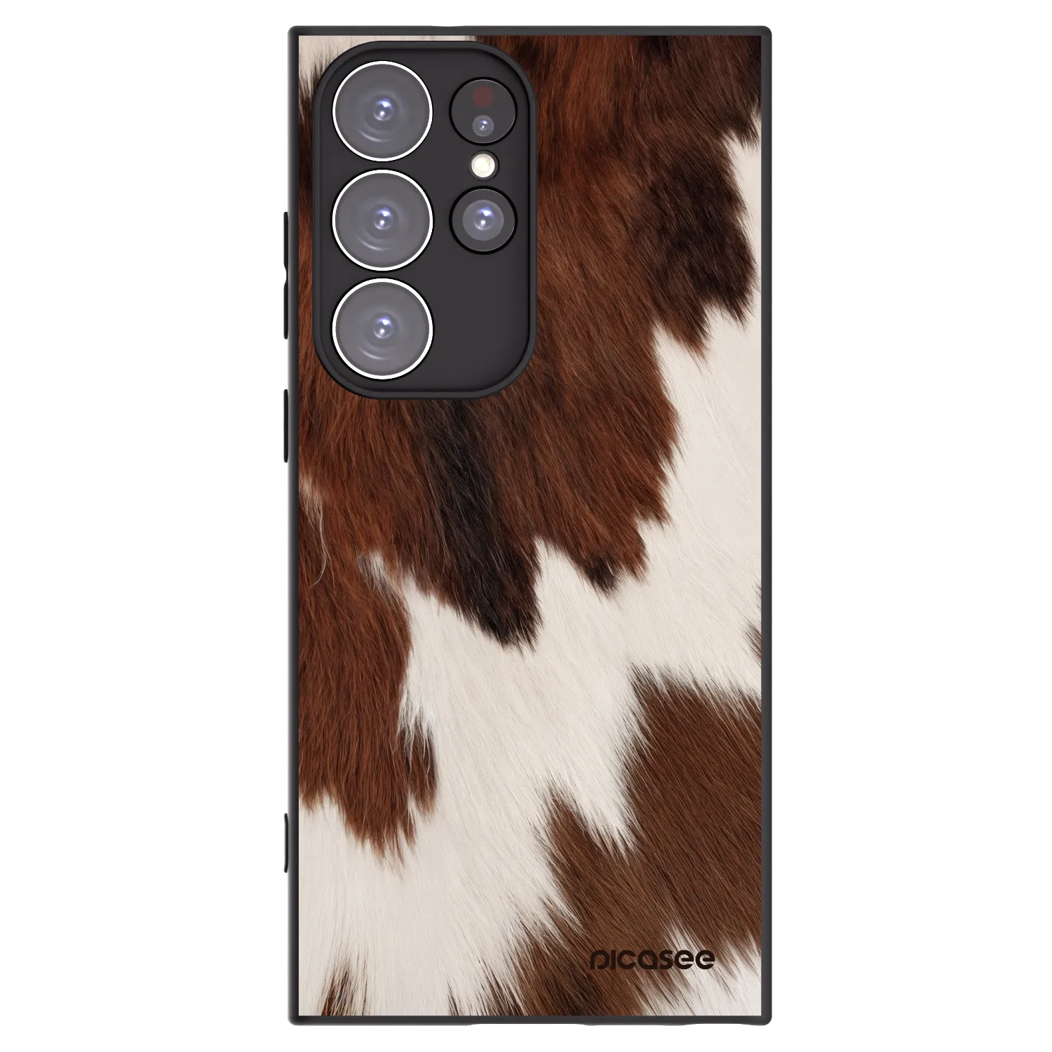 Picasee silikonski črni ovitek za Samsung Galaxy S23 Ultra 5G - Rustica