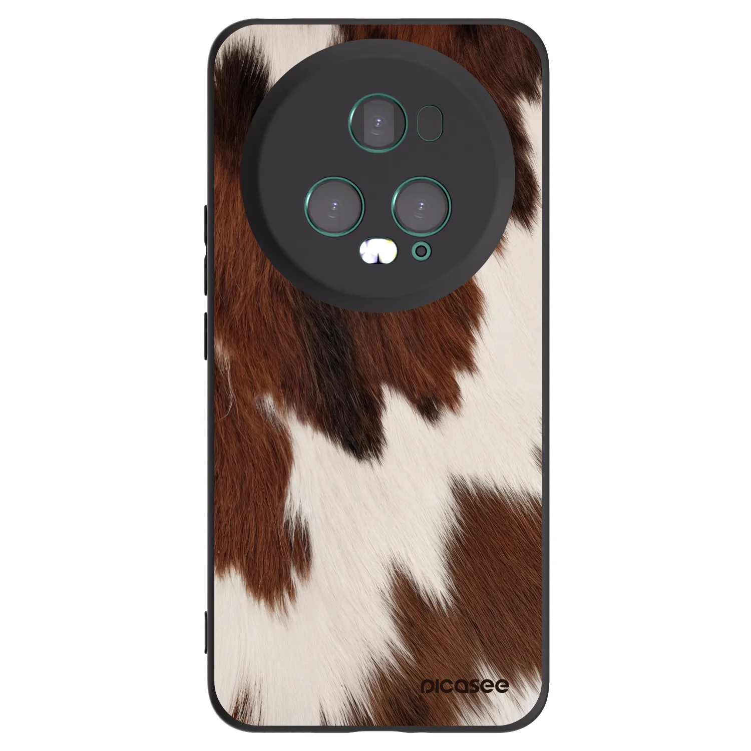 Picasee silikonski črni ovitek za Honor Magic5 Pro - Rustica