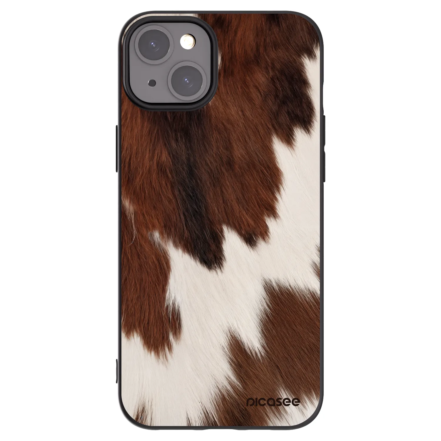 Picasee silikonski črni ovitek za Apple iPhone 15 Plus - Rustica