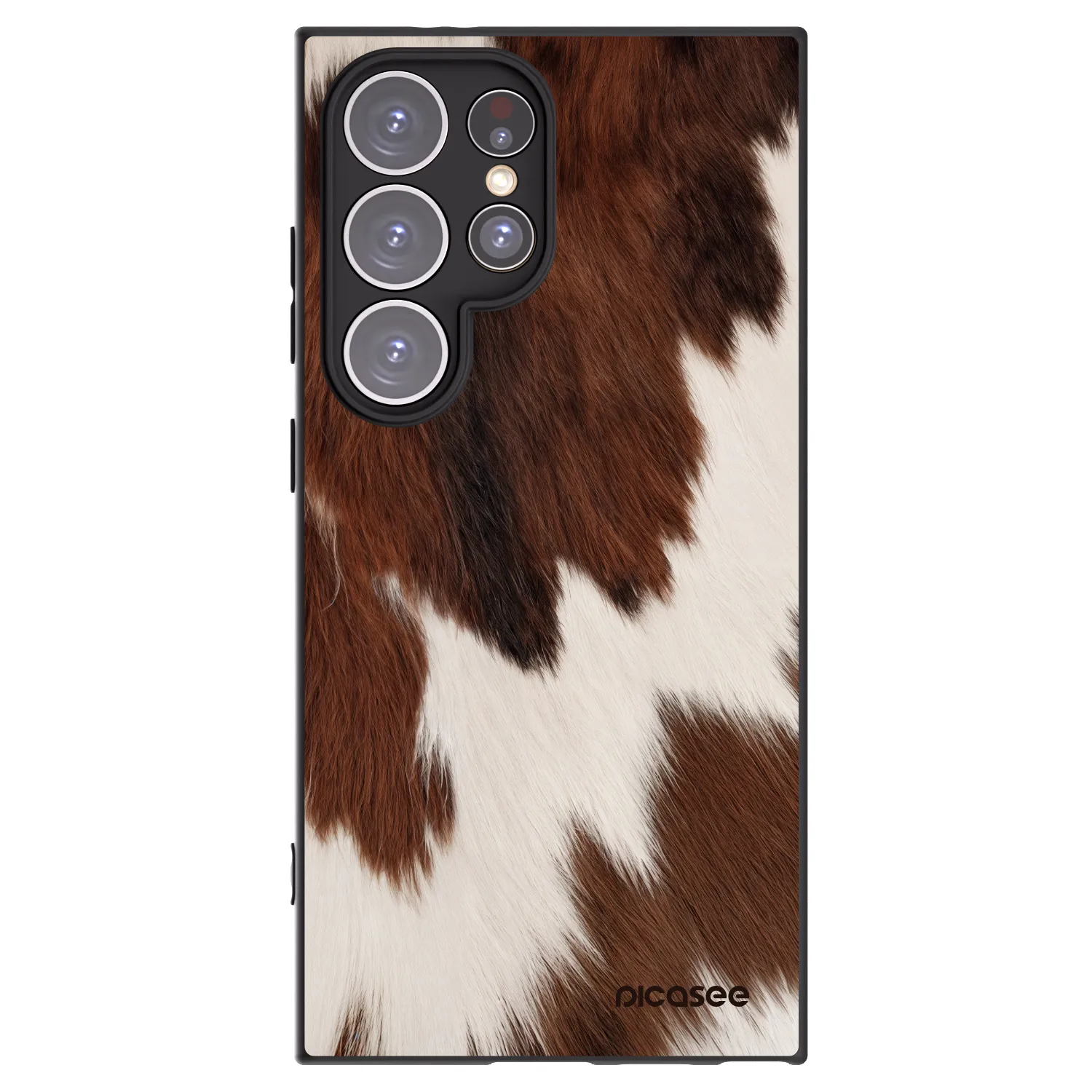 Picasee silikonski črni ovitek za Samsung Galaxy S24 Ultra S928B 5G - Rustica