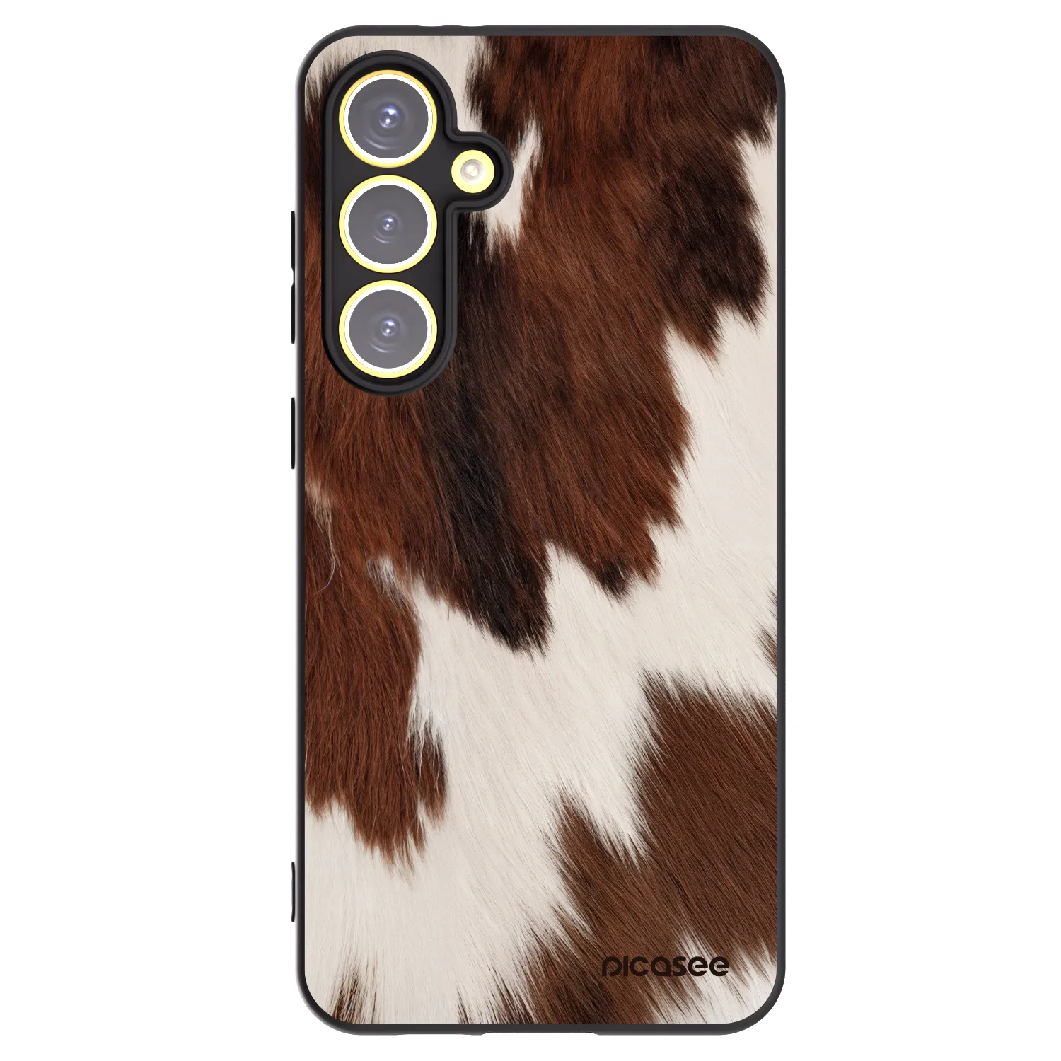 Picasee silikonski črni ovitek za Samsung Galaxy S24 FE S721B - Rustica