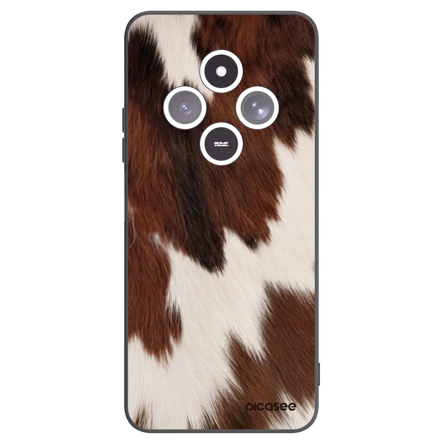 Picasee silikonski črni ovitek za Xiaomi Redmi 14C - Rustica
