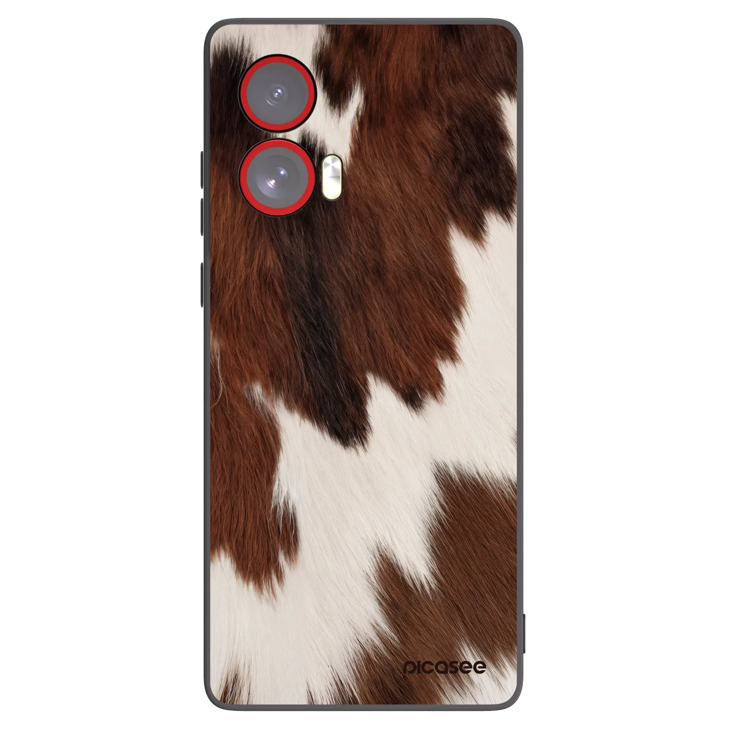 Picasee silikonski črni ovitek za Motorola Edge 50 Fusion - Rustica