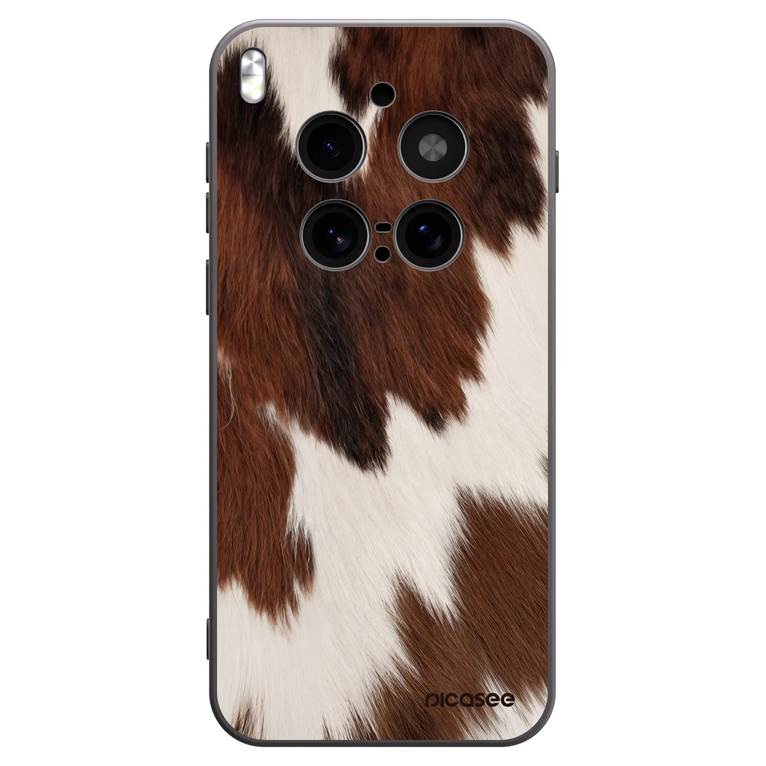 Picasee silikonski črni ovitek za Vivo X300 Pro - Rustica