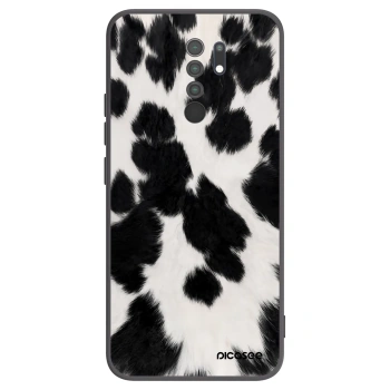 Picasee silikonski črni ovitek za Xiaomi Redmi 9 - Black Moo