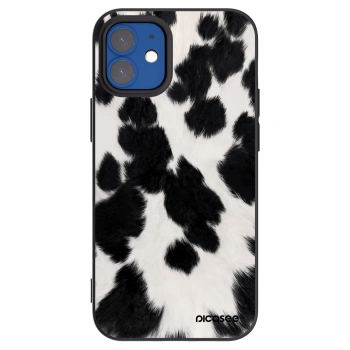Picasee silikonski črni ovitek za Apple iPhone 12 mini - Black Moo
