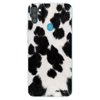 Picasee silikonski prozorni ovitek za Samsung Galaxy M11 - Black Moo