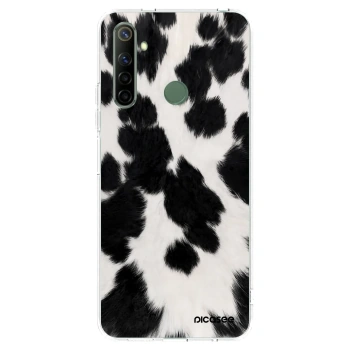 Picasee silikonski prozorni ovitek za Realme 6i - Black Moo