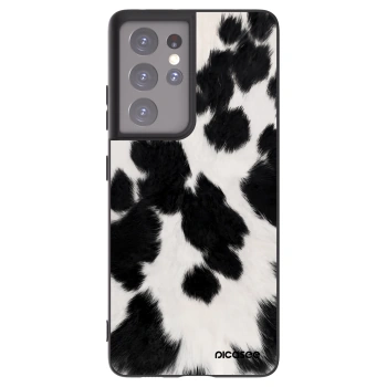 Picasee silikonski črni ovitek za Samsung Galaxy S21 Ultra 5G G998B - Black Moo