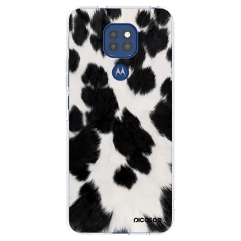 Picasee silikonski prozorni ovitek za Motorola Moto G9 Play - Black Moo