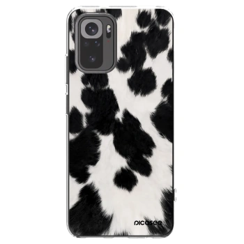 Picasee silikonski prozorni ovitek za Xiaomi Redmi Note 10S - Black Moo
