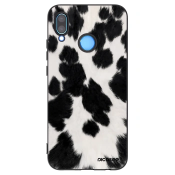 Picasee silikonski črni ovitek za Huawei P20 Lite - Black Moo