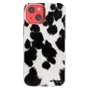 Picasee silikonski prozorni ovitek za Apple iPhone 13 mini - Black Moo