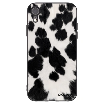 Picasee silikonski črni ovitek za Apple iPhone XR - Black Moo