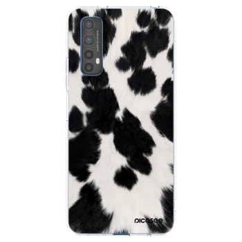 Picasee silikonski prozorni ovitek za Realme 7 - Black Moo
