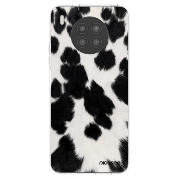 Picasee silikonski prozorni ovitek za Huawei Nova 8i - Black Moo