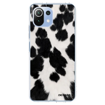 Picasee silikonski prozorni ovitek za Xiaomi 11 Lite 5G NE - Black Moo