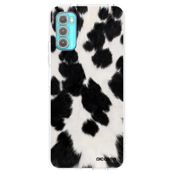 Picasee silikonski prozorni ovitek za Motorola Moto G60 - Black Moo
